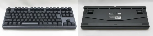 キーボードの表と裏面。